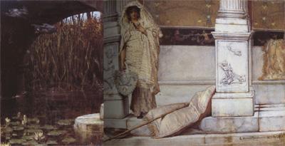 Alma-Tadema, Sir Lawrence Fishing (mk23) oil painting picture